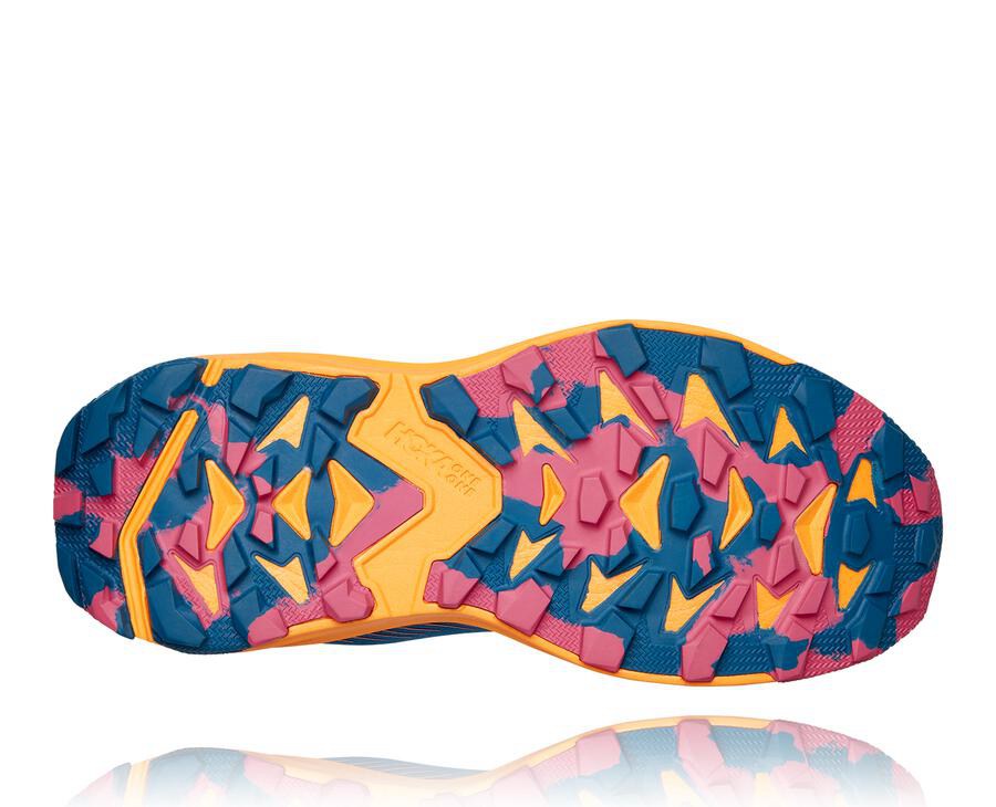 Hoka One One Womens Trail Shoes - Torrent 2 - Blue - XKWF71086